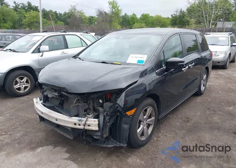 2018 Honda Odyssey Ex-L from USA, damaged, VIN 5FNRL6H76JB043067